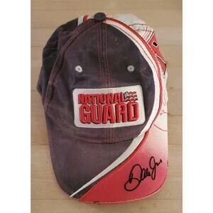 National Guard Dale Earnhardt Jr 88 Adjustable Strapback Hat Ball Cap Nascar